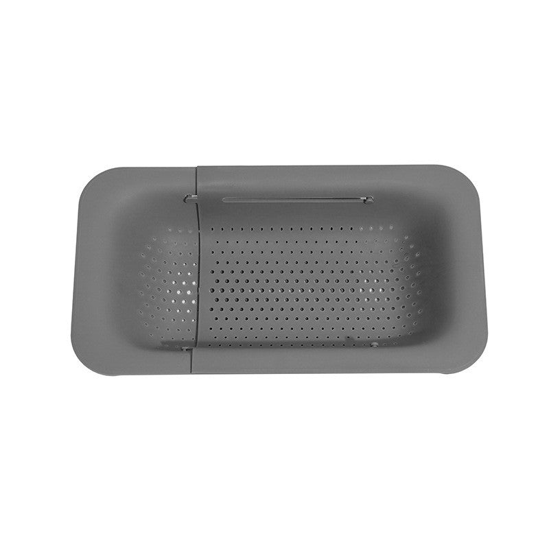 Cos pentru Scurgere Chiuveta de Bucatarie, Flippy, Plastic, Telescopic, 36x20x5 cm, Gri-0