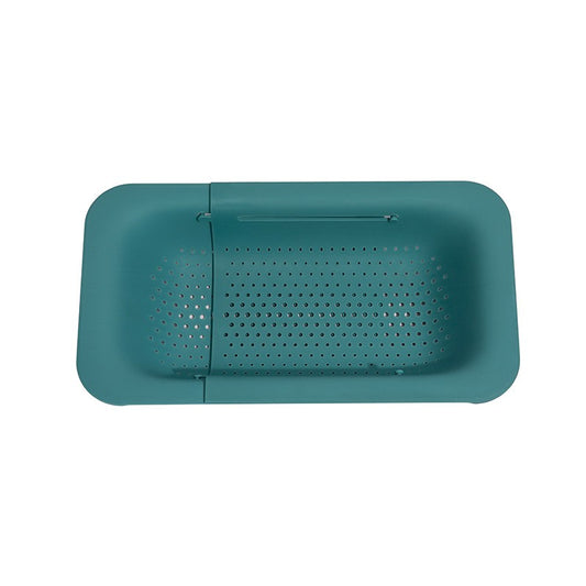 Cos pentru Scurgere Chiuveta de Bucatarie, Flippy, Plastic, Telescopic, 36x20x5 cm, Verde-0