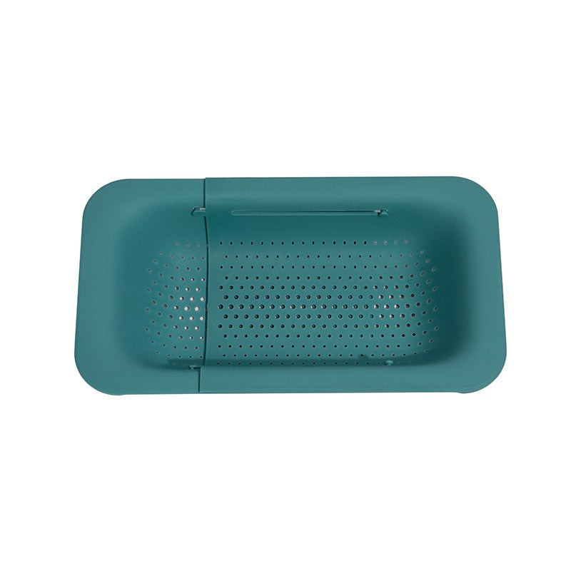 Cos pentru Scurgere Chiuveta de Bucatarie, Flippy, Plastic, Telescopic, 36x20x5 cm, Verde-0