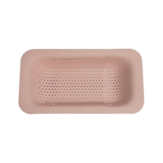 Cos pentru Scurgere Chiuveta de Bucatarie, Flippy, Plastic, Telescopic, 36x20x5 cm, Roz-0
