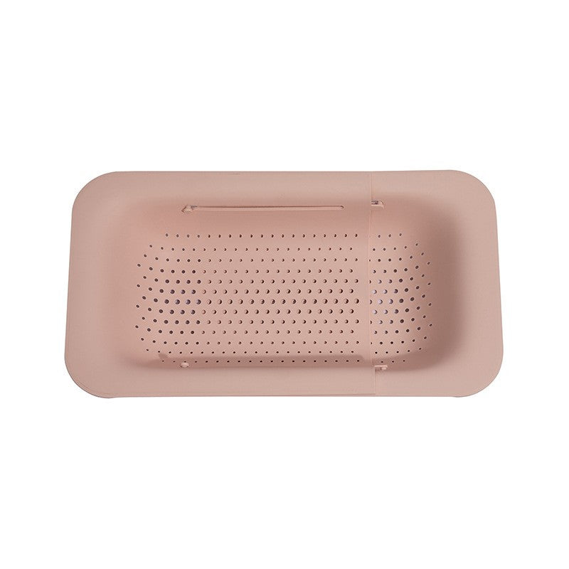 Cos pentru Scurgere Chiuveta de Bucatarie, Flippy, Plastic, Telescopic, 36x20x5 cm, Roz-0