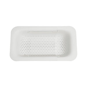 Cos pentru Scurgere Chiuveta de Bucatarie, Flippy, Plastic, Telescopic, 36x20x5 cm, Alb-0