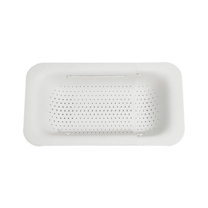 Cos pentru Scurgere Chiuveta de Bucatarie, Flippy, Plastic, Telescopic, 36x20x5 cm, Alb-0