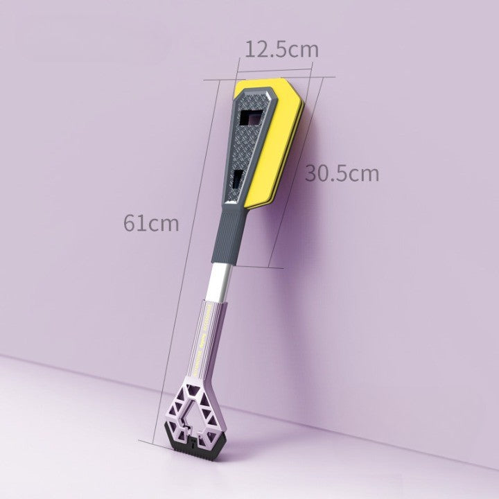 Racleta Auto pentru Zapada cu Doua Capete, Flippy, Universala, Deszapezire Masina, cu Maner, Ergonomica, Detasabila, pentru Geamuri si Caroserie, Usor de Utilizat, 61x12.5 cm, Mov-11