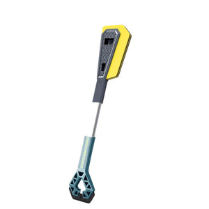 Racleta Auto pentru Zapada cu Doua Capete, Flippy, Universala, Deszapezire Masina, cu Maner Lung, Ergonomica, Detasabila, pentru Geamuri si Caroserie, Usor de Utilizat, 67x12.5 cm, Albastru-0