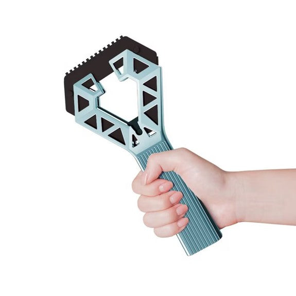 Racleta Auto pentru Zapada cu un Capat, Flippy, Universala, Deszapezire Masina, cu Maner, Ergonomic, Detasabila, pentru Geamuri si Caroserie, Usor de Utilizat, 23.5x4.3 cm, Albastru-3