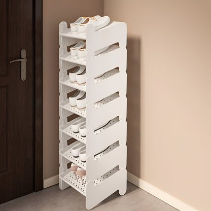 Suport pentru Pantofi, Flippy, cu Doua Straturi, Organizator, Antiderapant și Durabil, 26x24.8x16 cm, Alb-5