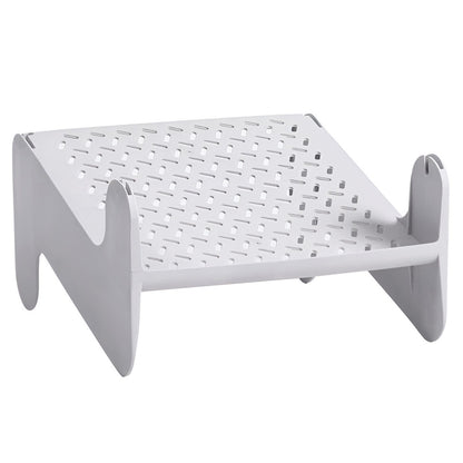 Suport pentru Pantofi, Flippy, cu Doua Straturi, Organizator, Antiderapant și Durabil, 26x24.8x16 cm, Alb-0