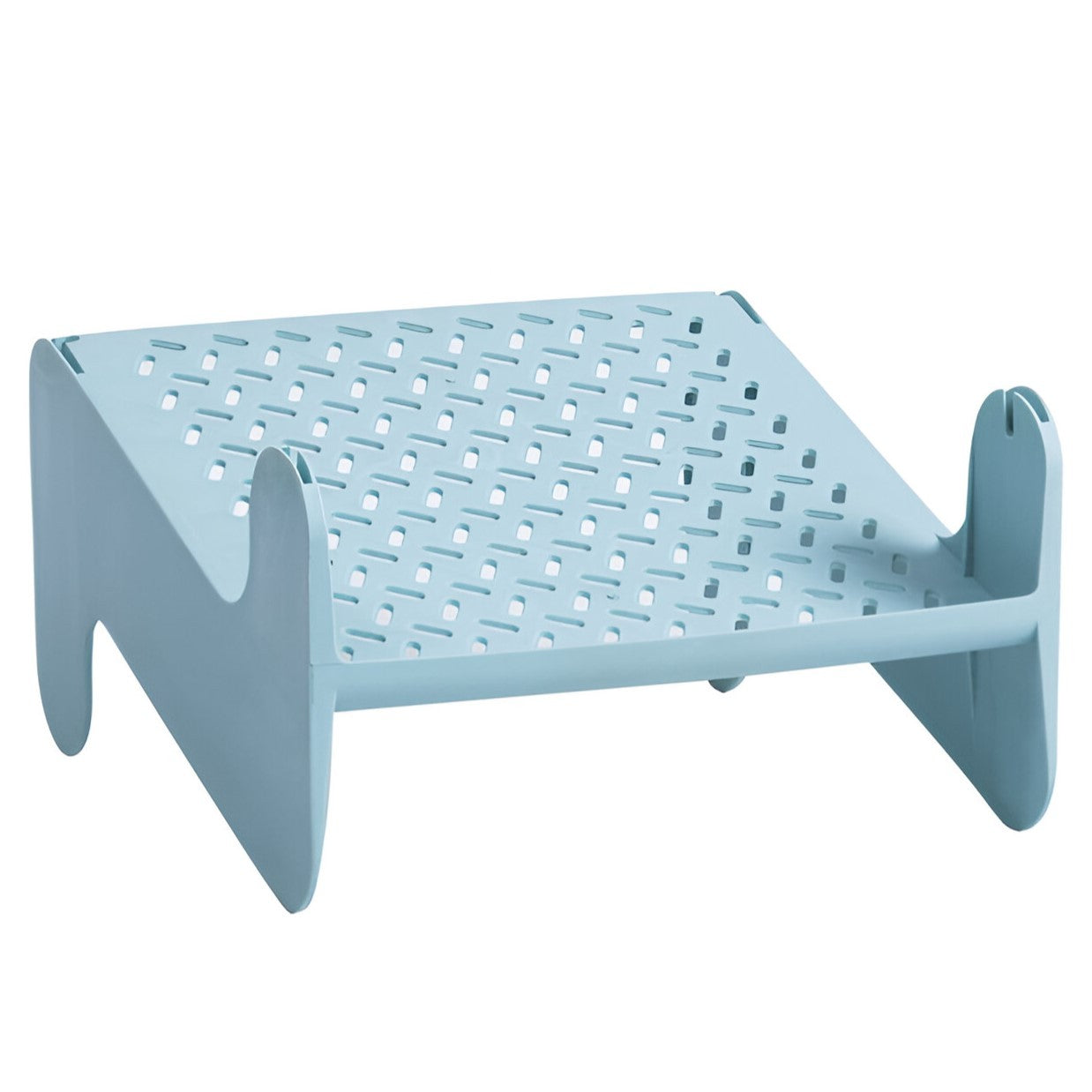 Suport pentru Pantofi, Flippy, cu Doua Straturi, Organizator, Antiderapant și Durabil, 26x24.8x16 cm, Albastru-0