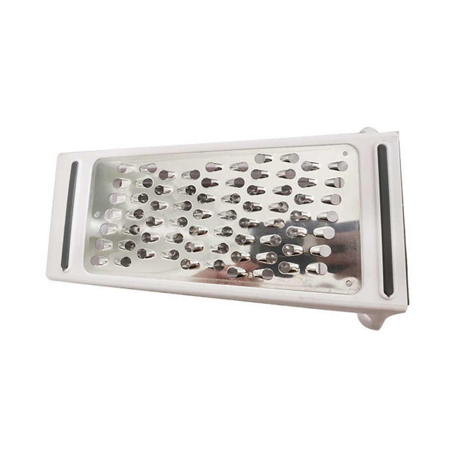 Razatoare de bucatarie cu cutie colectoare Flippy, doua tipuri de lame, carcasa inox si ABS, design practic, alb-4