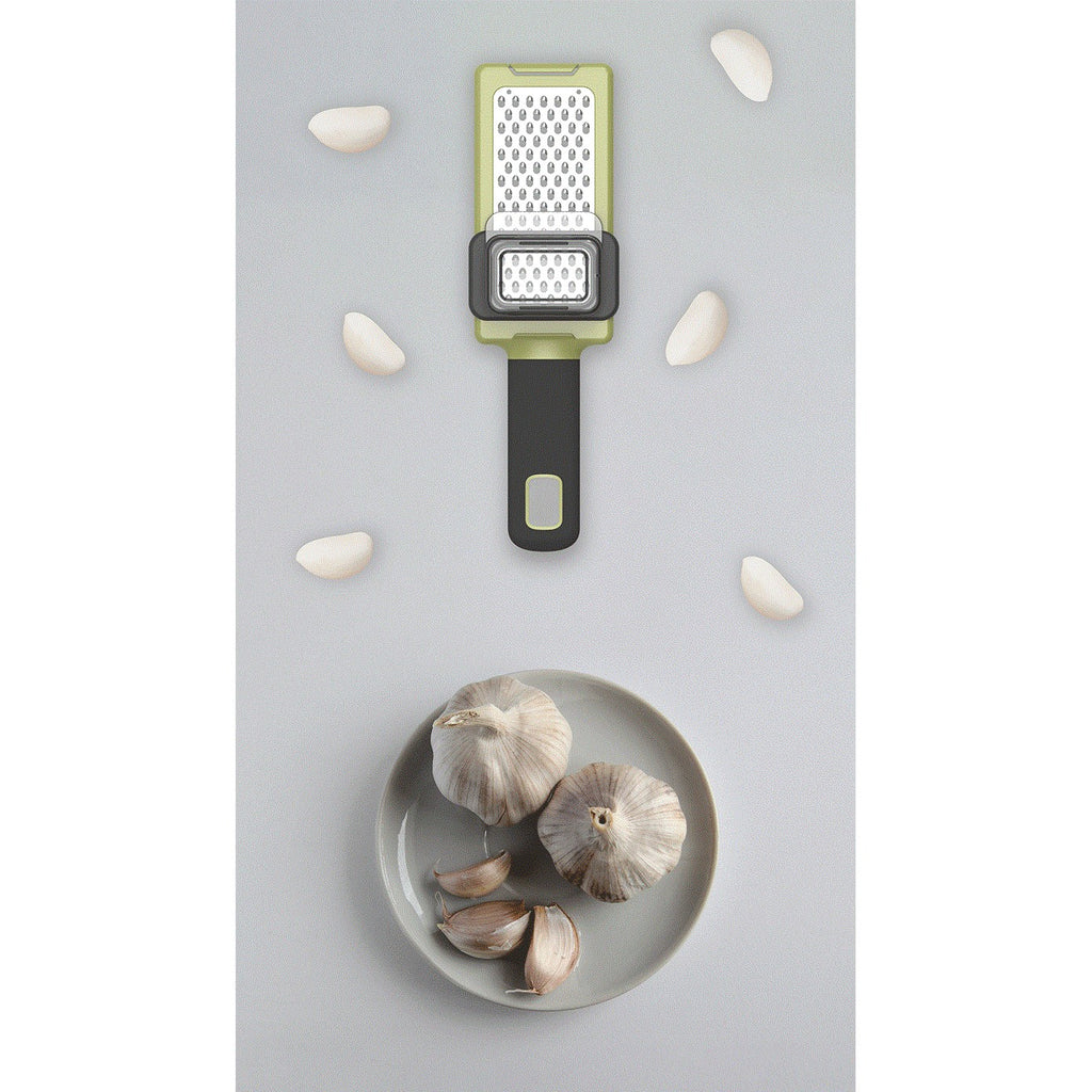 Razatoare Multifunctionala, Flippy, pentru Ustuoi, Branza, Cascaval, 20.3 x 5.8 x 3.3 cm, Verde/Gri-2