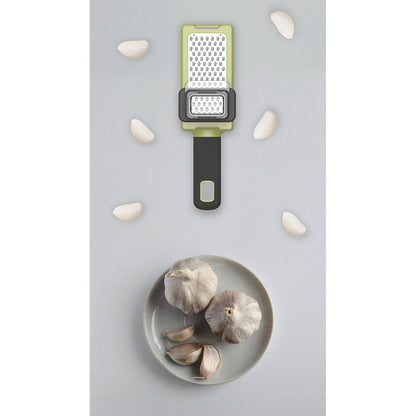Razatoare Multifunctionala, Flippy, pentru Ustuoi, Branza, Cascaval, 20.3 x 5.8 x 3.3 cm, Verde/Gri-2
