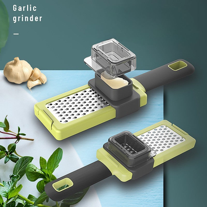Razatoare Multifunctionala, Flippy, pentru Ustuoi, Branza, Cascaval, 20.3 x 5.8 x 3.3 cm, Verde/Gri-3