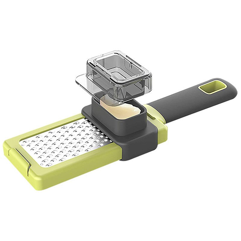 Razatoare Multifunctionala, Flippy, pentru Ustuoi, Branza, Cascaval, 20.3 x 5.8 x 3.3 cm, Verde/Gri-6
