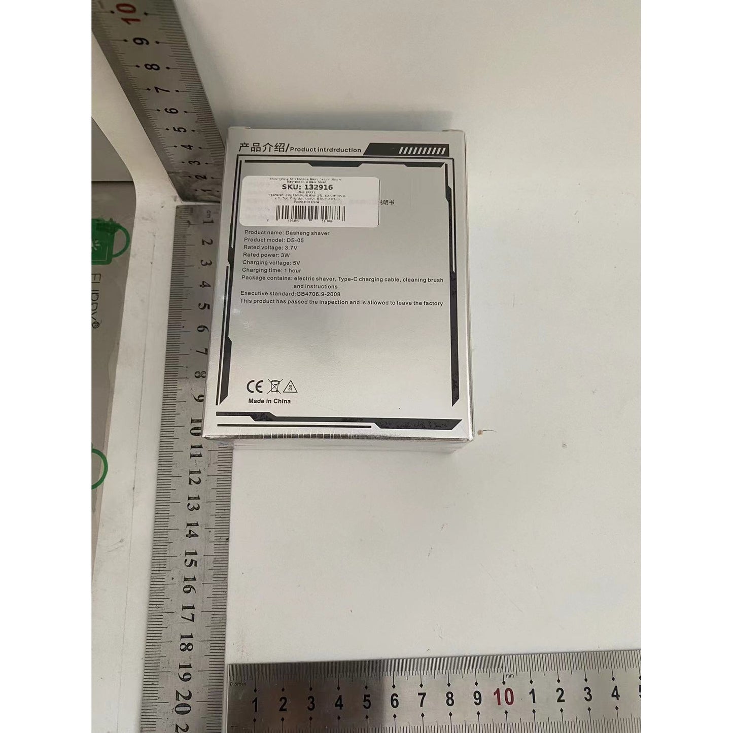 Aparat de ras Mini electric Portabil, Flippy, de Călătorie, Reîncărcabil, cu Fibra de Carbon, Silver-1