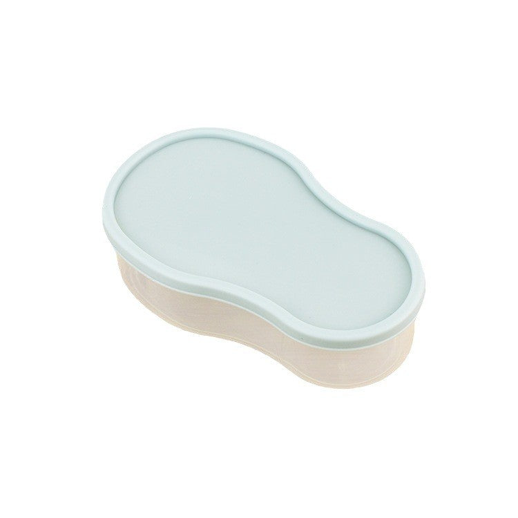 Recipient de Depozitare Avocado 5in1, Flippy, Etans, pentru Frigider, din Plastic, Dispozitiv de Taiat, Curatat, Feliat, 14x4x7 cm, Verde-1