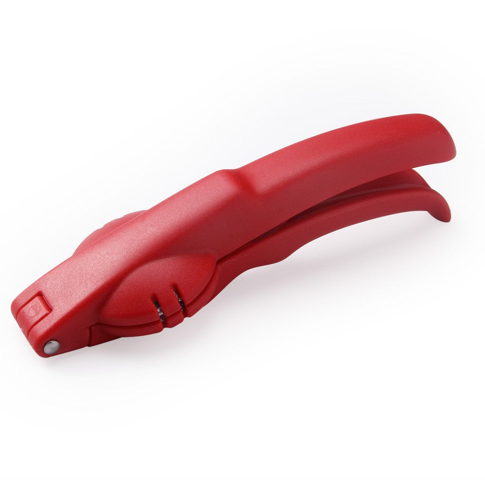 Dispozitiv de spart nuci si castane Flippy, ABS si otel, 17.5 x 5.5 x 5 cm, usor de utilizat, rosu-0
