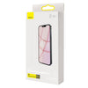 Set 2 folii protectie pentru iPhone 13 Pro/13, Baseus, Sticla securizata, Transparent