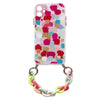 Husa Compatibila cu iPhone  7/8 Color Chain Case Flexible, Cu Lantisor Inclus, Multicolor