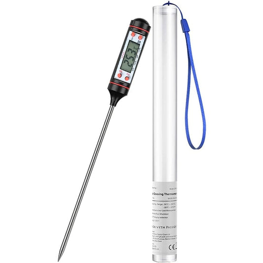Termometru digital pentru gatit, Otel inoxidabil, Ecran LCD, -50 - 300 °C
