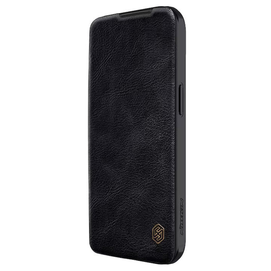 Husa Nillkin Qin Pro Leather compatibila cu iPhone 15 Black