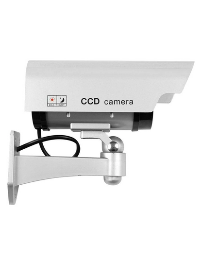 Camera de Supraveghere Falsa Dummy, Stil Lanterna cu LED IR Rosu