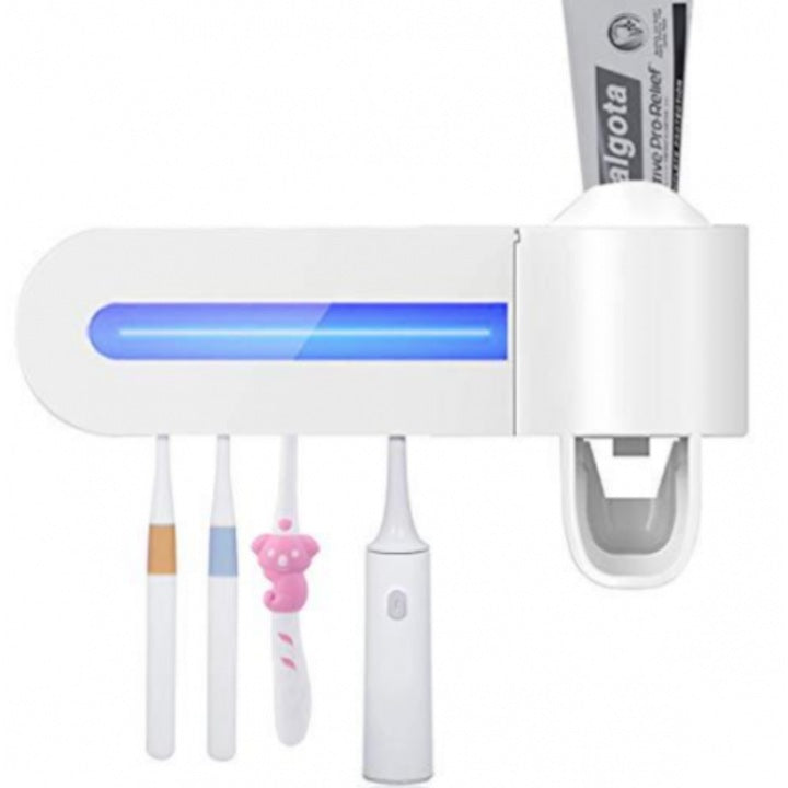 Dozator pentru pasta de dinti si sterilizator UV periute ZSW-Y01