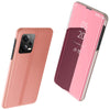 Husa Clear View compatibila cu Xiaomi Redmi Note 12 Pro Plus Pink