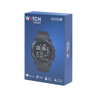 Ceas inteligent Smartwatch, 1TECH, Delphi FD68, Negru