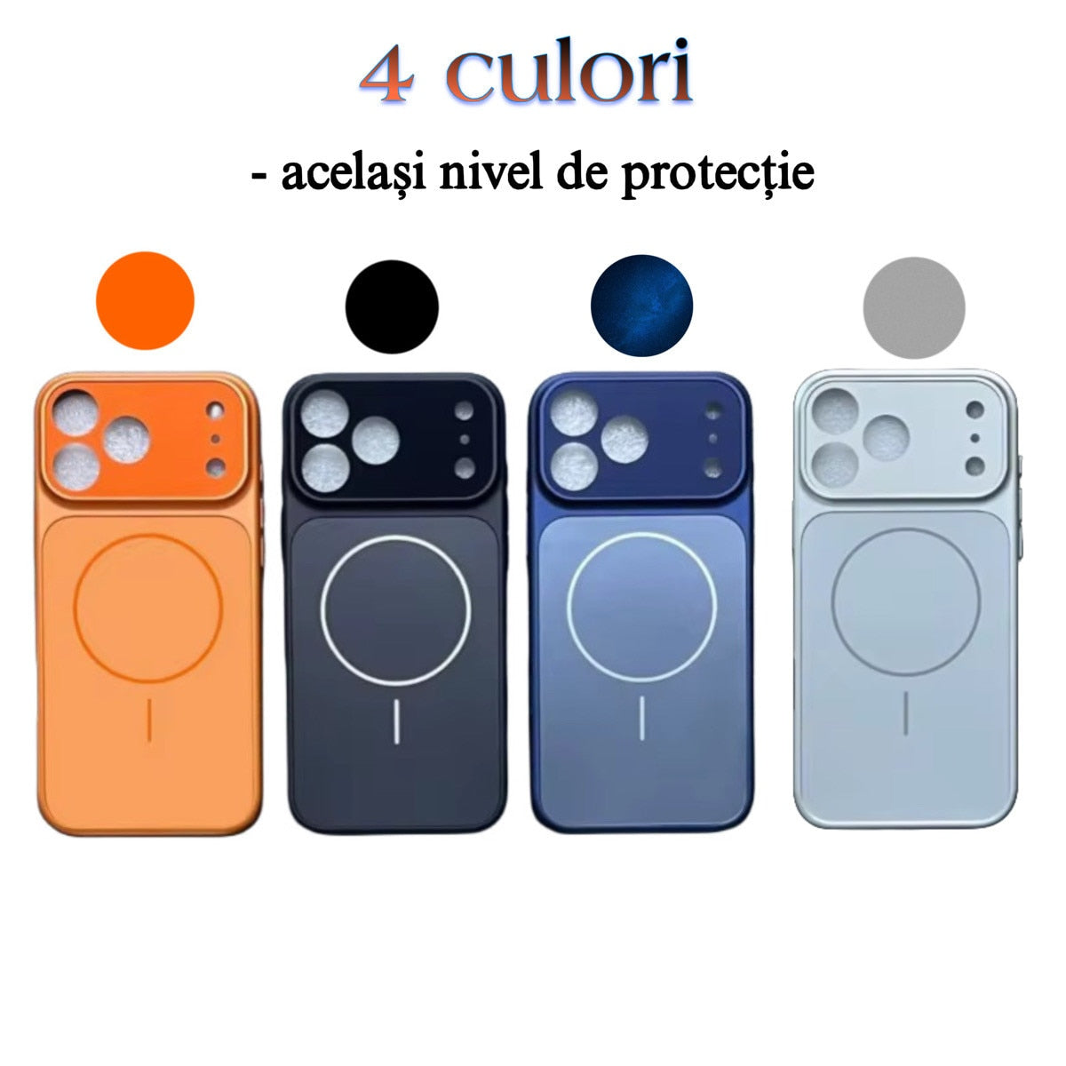 Husă MAGLENS AG Glass – Transformă orice iPhone 13–17 în iPhone 17 Pro Max | Design Premium, Sticlă Mată, Compatibilă MagSafe