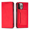 Husa pentru Samsung Galaxy S23+ Magnet Card Case, rosu, TPU, ecologic, cu functie de portofel si suport