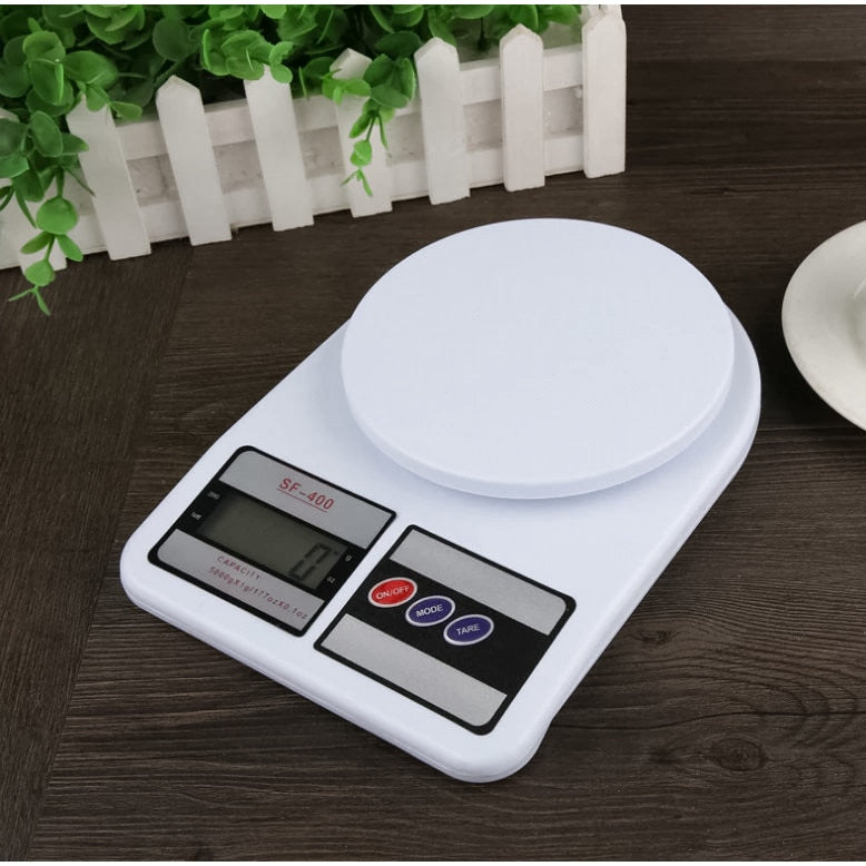 OFERTA 1+1 - Cântar de Bucătărie Digital SF-400 – Precizie 1g, 10 kg, Afișaj LCD, Funcție TARA