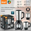 Blender Electric 3 in 1 RAF R.2843, 350W, 6 Lame, Capacitate 1.5L, Functie de Macinare