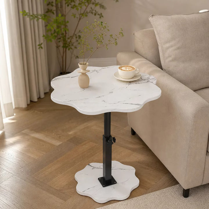 Măsuță de Cafea Floricică Reglabilă – Eleganță, Confort și Stil în Orice Colț al Casei!