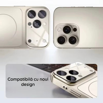 Husă MAGLENS AG Glass – Transformă orice iPhone 13–17 în iPhone 17 Pro Max | Design Premium, Sticlă Mată, Compatibilă MagSafe