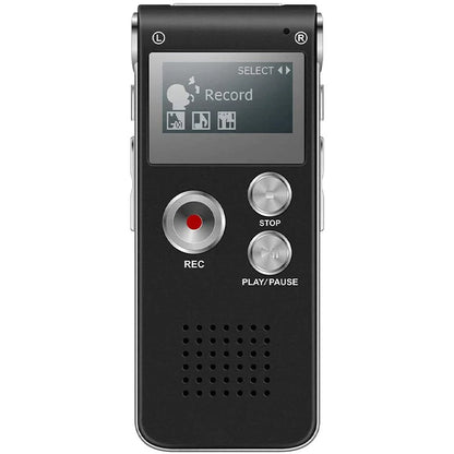 Reportofon digital Andowl Q-LY77, 16G Hifi, MP3/WAV, accesorii, negru
