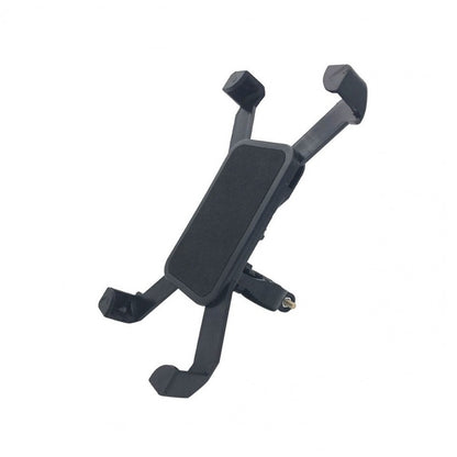 Suport de telefon pentru bicicleta, rotire 360 grade, prindere 4 colturi simultan, negru