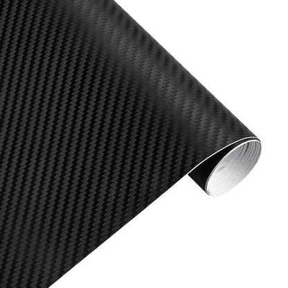 Folie colantare auto Carbon 3D Negru, 3m x 1,27m-1