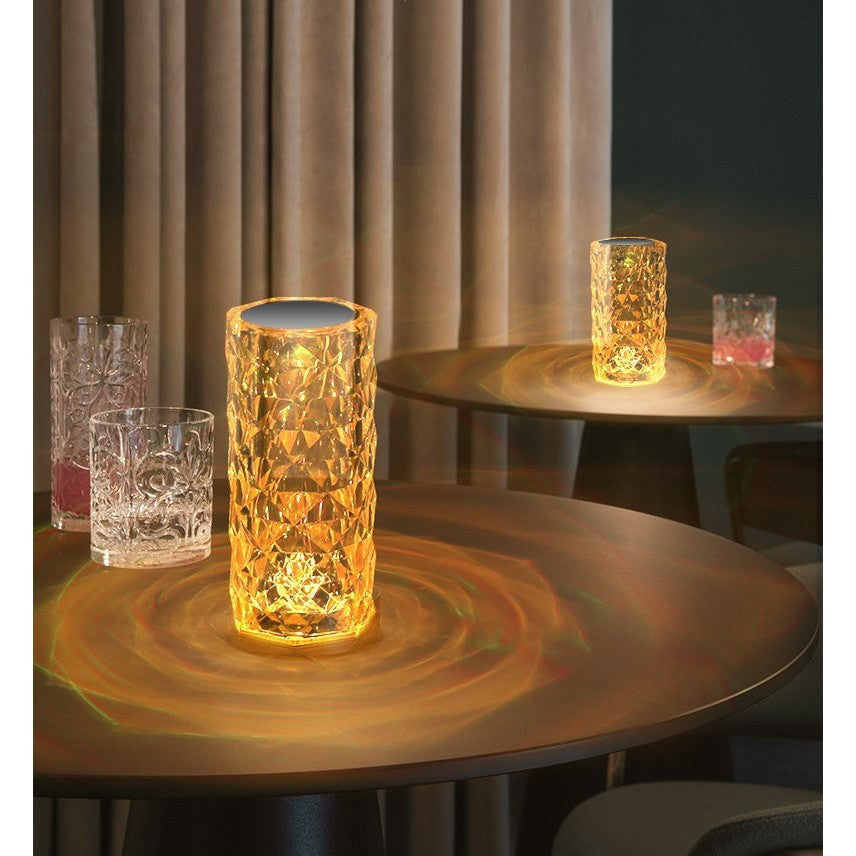 Lampa de birou pe LED RGB, Flippy, dimmer tactil, 3 nivele de intensitate, Cristal Acrilic, cu telecomanda-7