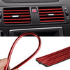 Rola Ornament Auto de tip "U" pentru muchii sau grila ventilatie, 15m liniari, culoare Rosie-0