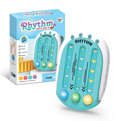 Jucarie Interactiva, Flippy, Tip Jocuri Ritmice, +3 Ani, din ABS, 8 Niveluri de Joc, 9.5 x 2.5 x 13.6 cm, Albastru-1