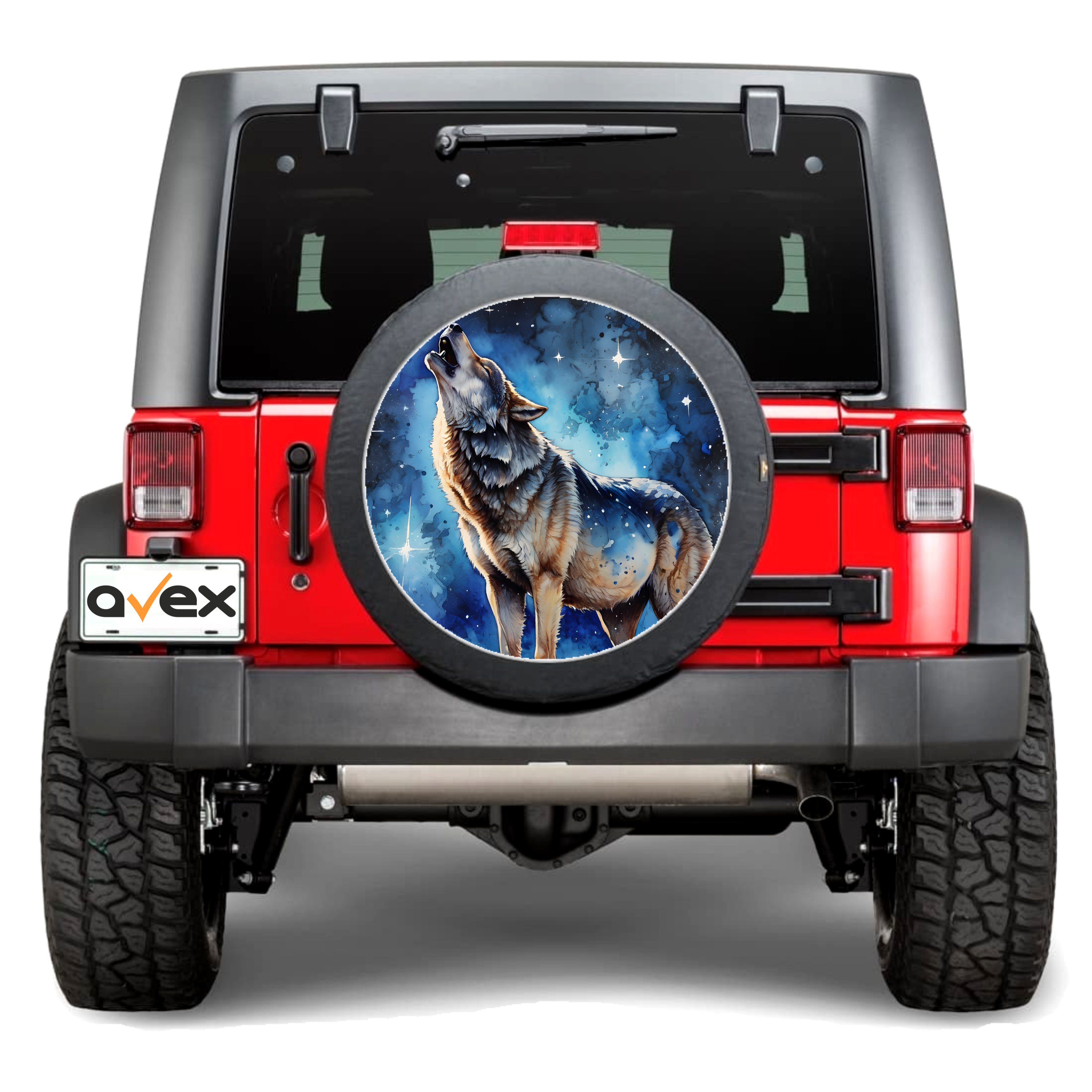 Sticker Auto "Roata de Rezerva" rezistenta la intemperii si raze UV, diametru 55 cm, Cod_ AVX-RR01-0