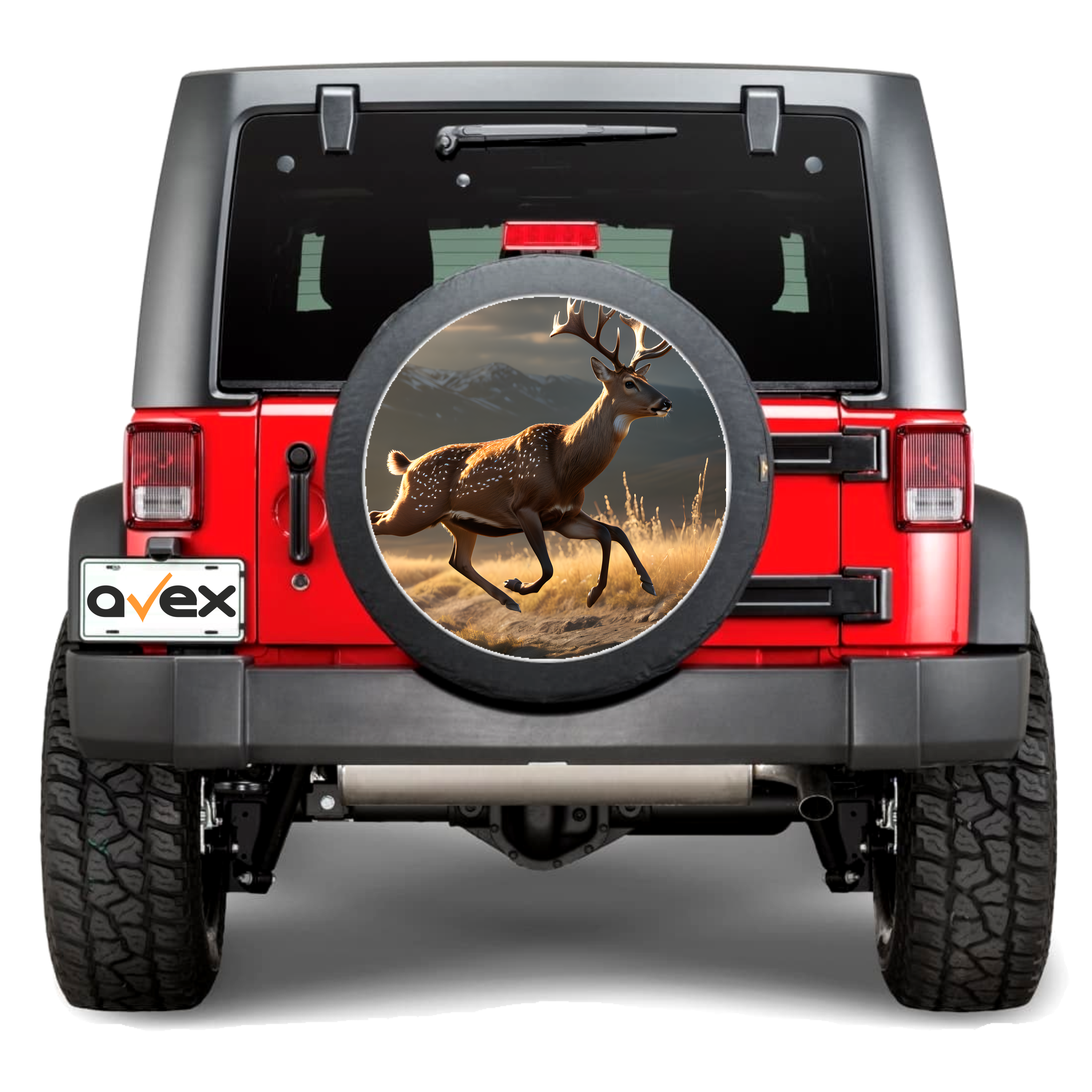 Sticker Auto "Roata de Rezerva" rezistenta la intemperii si raze UV, diametru 55 cm, Cod_ AVX-RR06-0
