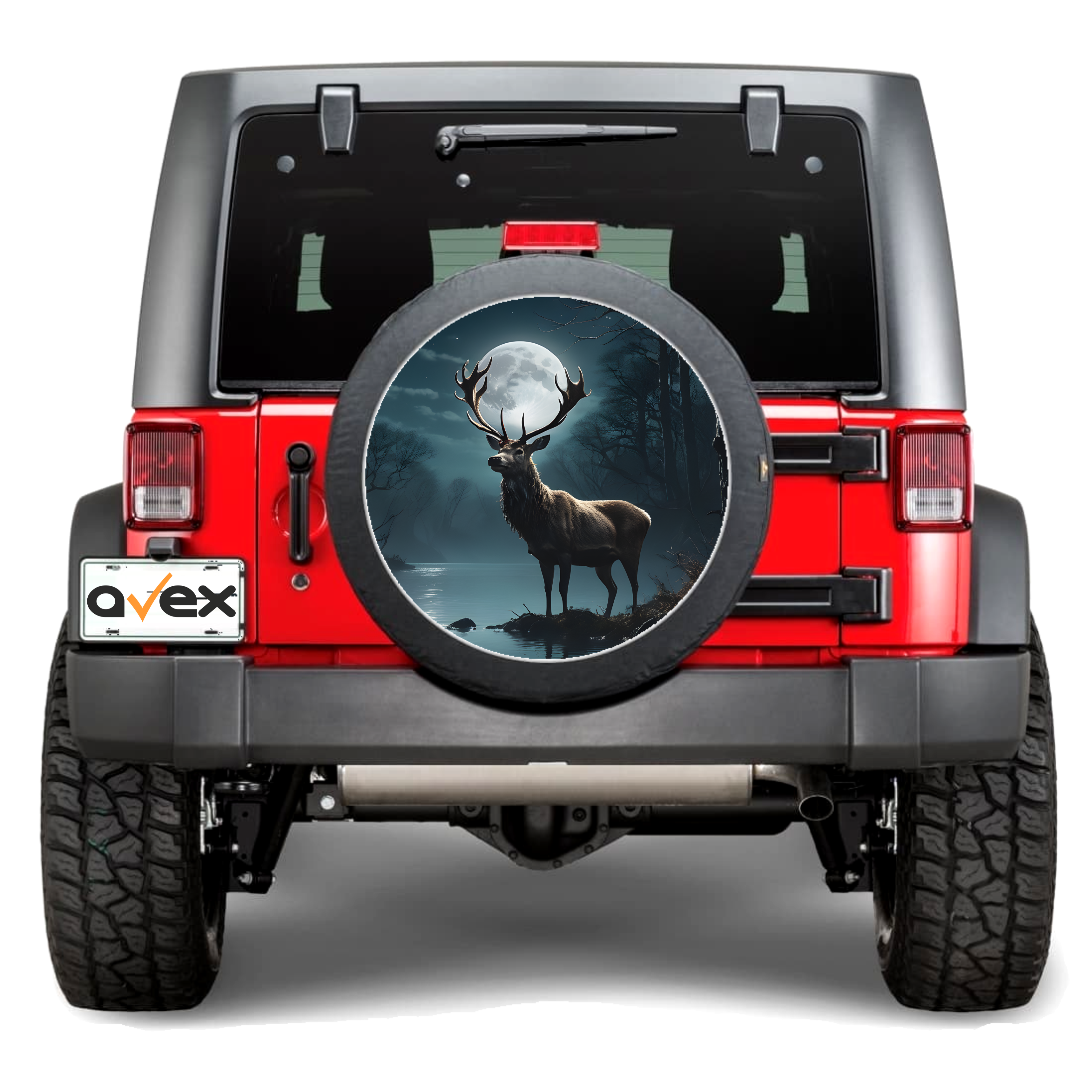 Sticker Auto "Roata de Rezerva" rezistenta la intemperii si raze UV, diametru 55 cm, Cod_ AVX-RR09-0