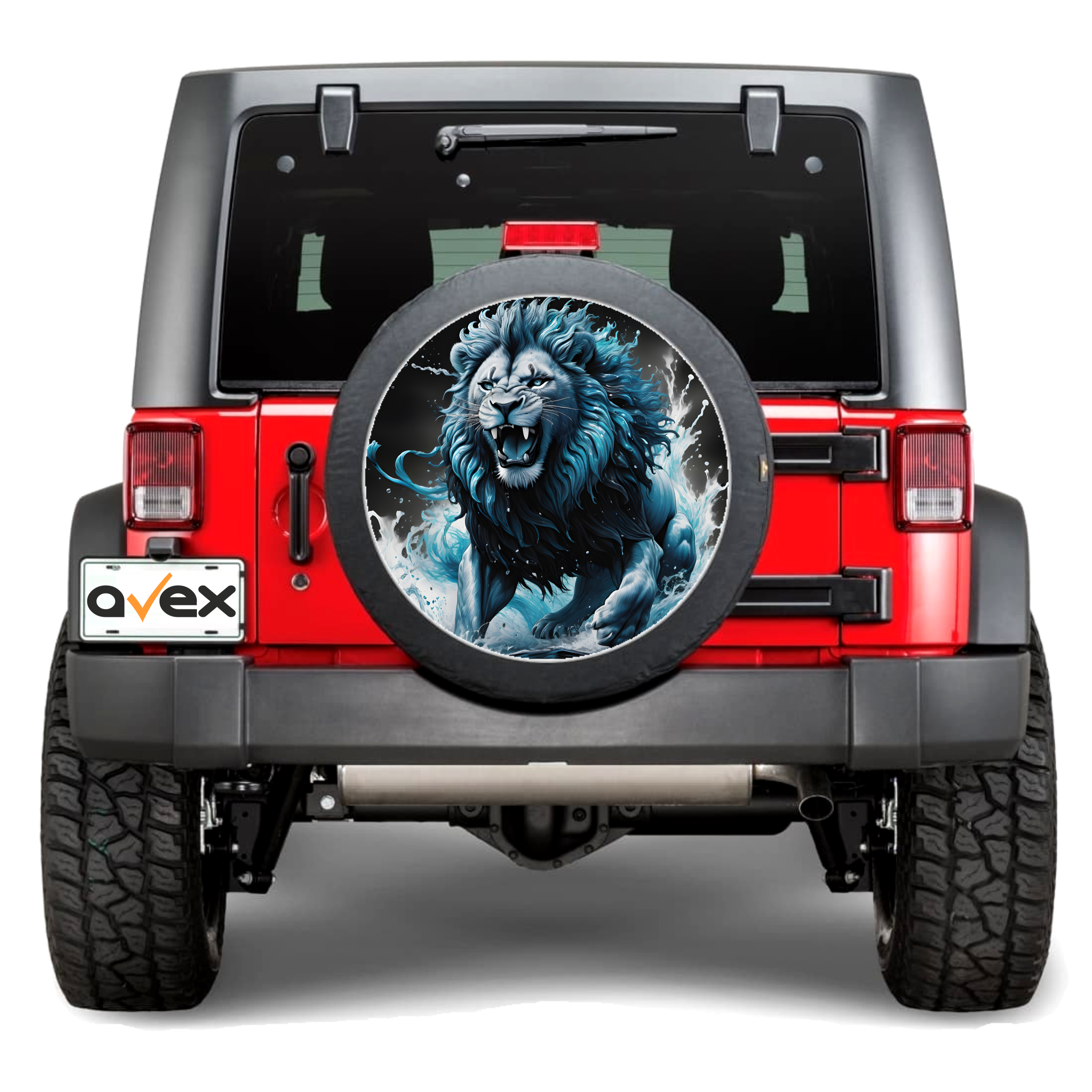 Sticker Auto "Roata de Rezerva" rezistenta la intemperii si raze UV, diametru 55 cm, Cod_ AVX-RR10-0