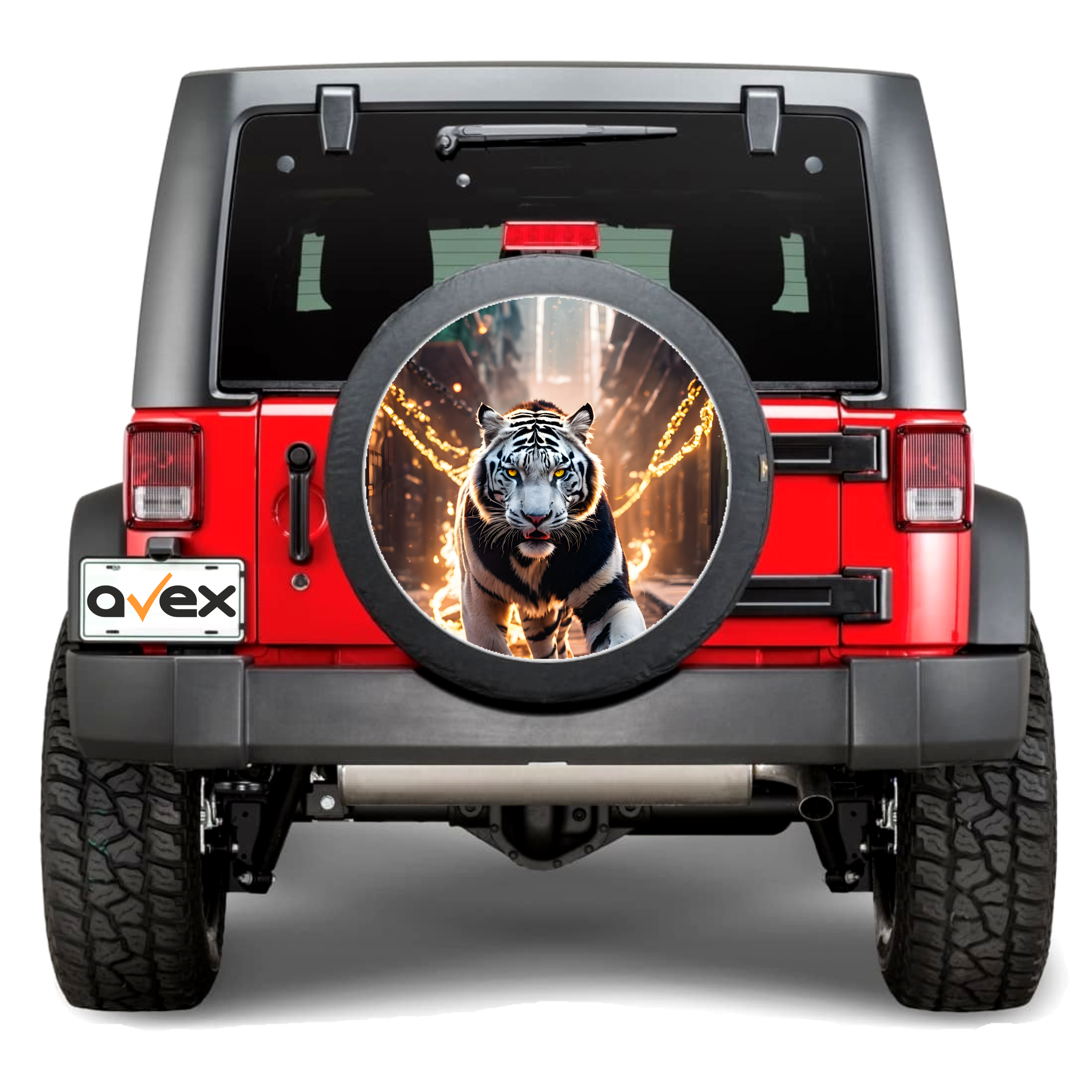 Sticker Auto "Roata de Rezerva" rezistenta la intemperii si raze UV, diametru 55 cm, Cod_ AVX-RR16-0