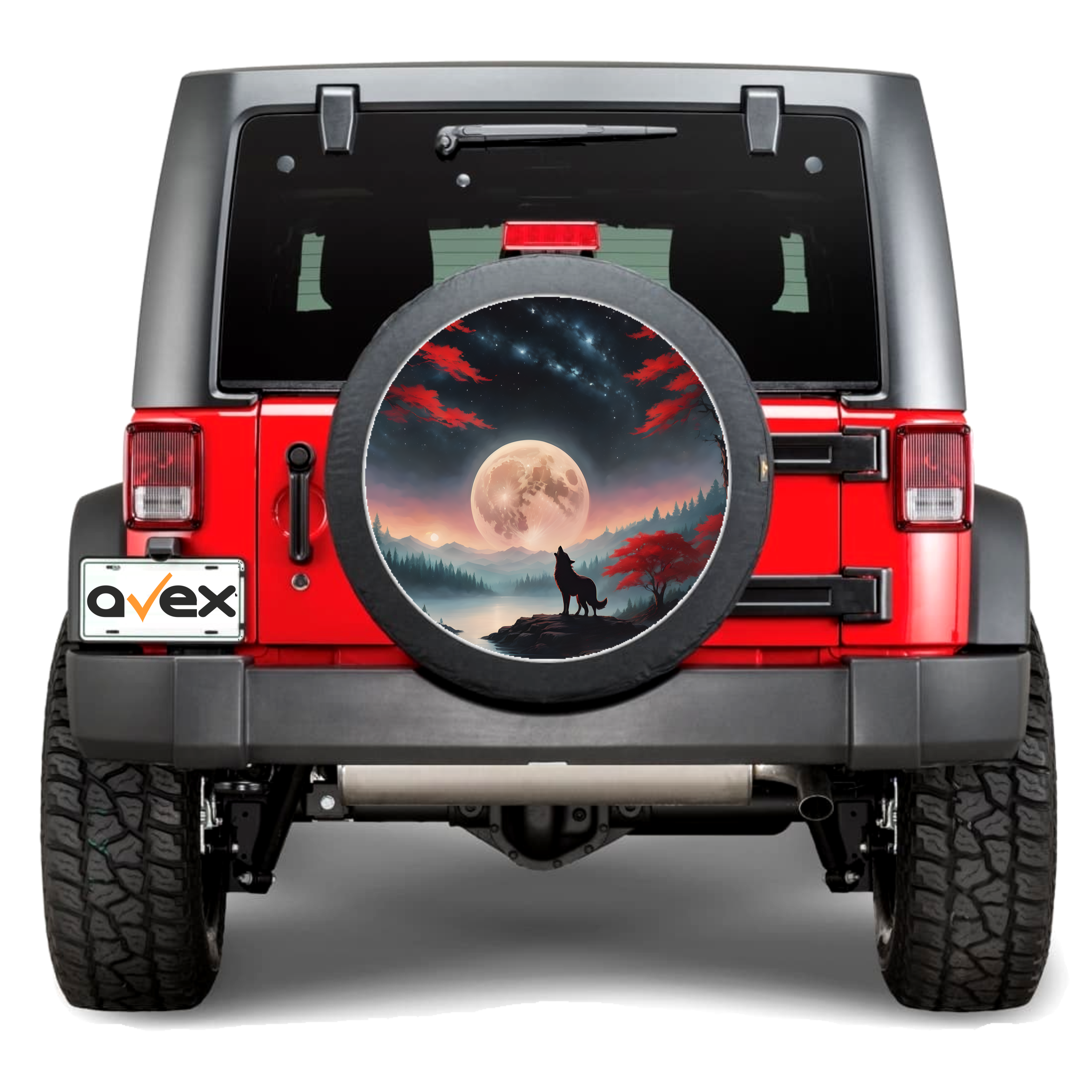 Sticker Auto "Roata de Rezerva" rezistenta la intemperii si raze UV, diametru 55 cm, Cod_ AVX-RR17-0
