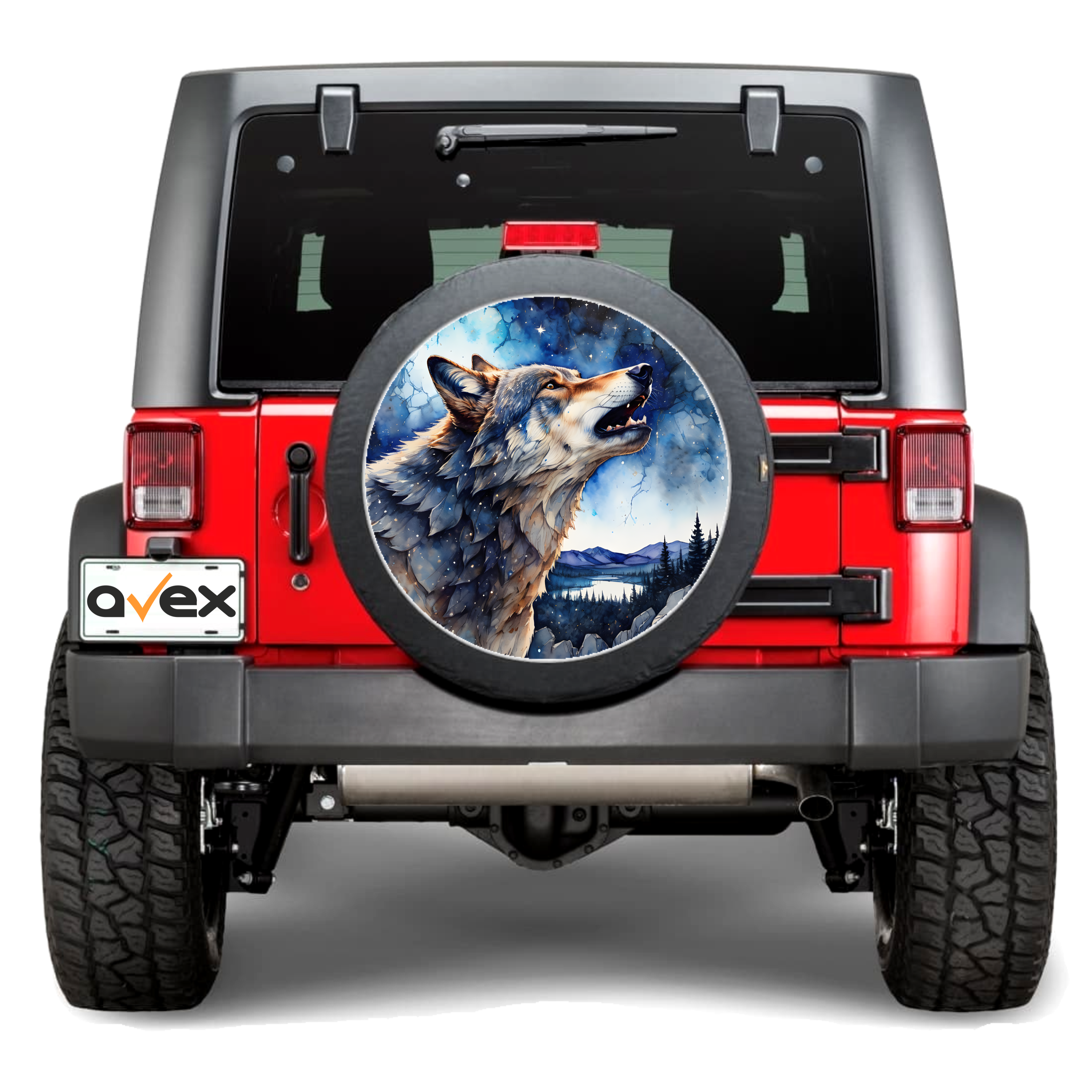 Sticker Auto "Roata de Rezerva" rezistenta la intemperii si raze UV, diametru 55 cm, Cod_ AVX-RR18-0