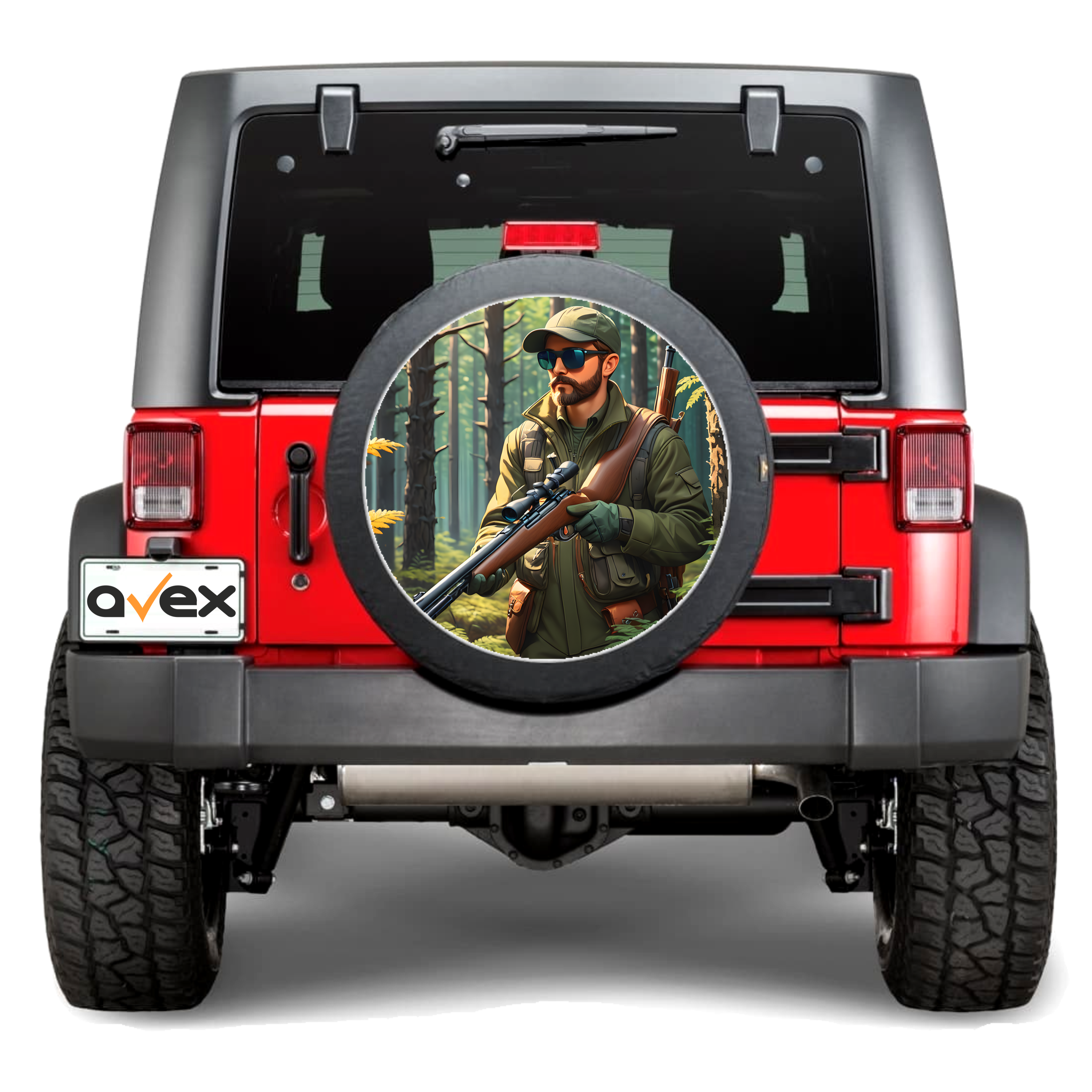 Sticker Auto "Roata de Rezerva" rezistenta la intemperii si raze UV, diametru 55 cm, Cod_ AVX-RR19-0