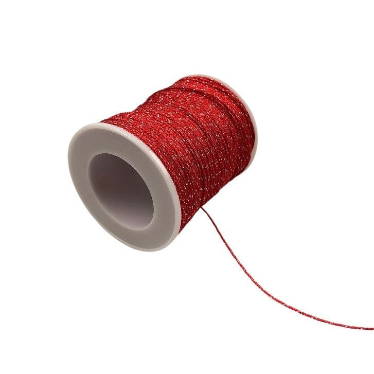 Rola snur bratara rosu si argintiu-2